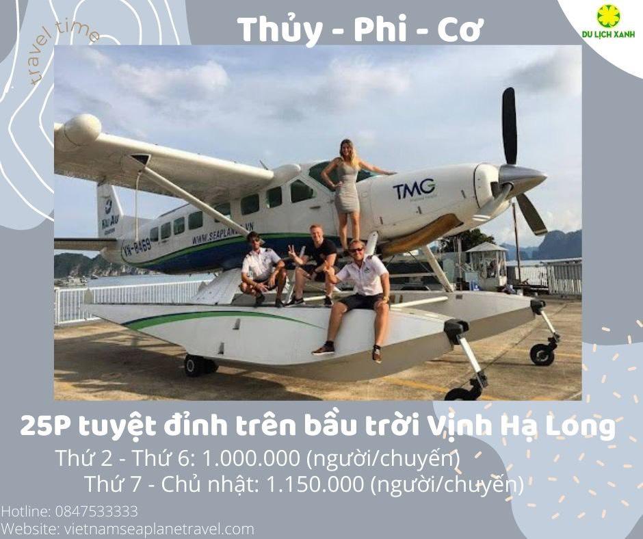 Vé tour Thuỷ Phi Cơ Hạ Long khuyến mại tháng 11 chỉ 1 triệu đồng 